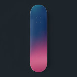 Skateboard Ombre rosa azul<br><div class="desc">azul oscuro a rosa</div>