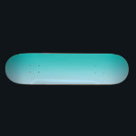 Skateboard Ombre verde azulado<br><div class="desc">Cubierta verde azulada del tablero del patín de Ombre</div>