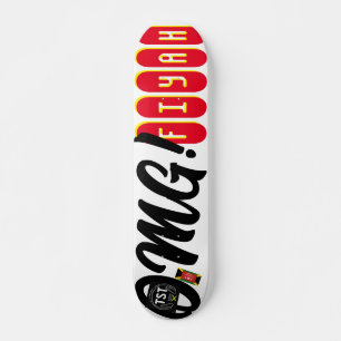 Skateboard OMG FIYAH JMT 7 Placa de patinaje de 3/4"