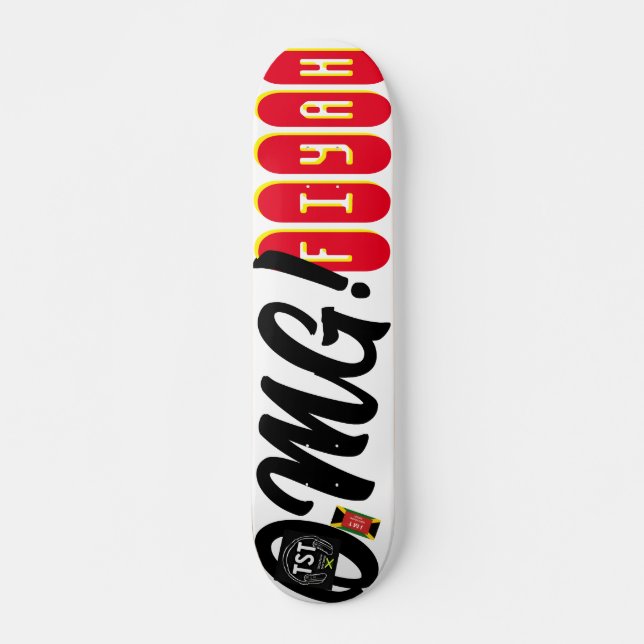 Skateboard OMG FIYAH JMT 7 Placa de patinaje de 3/4" (Anverso )