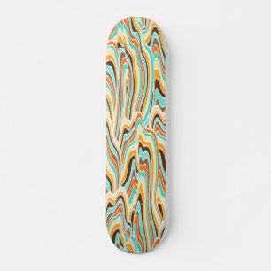 Skateboard Onda abstracta