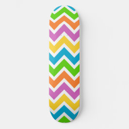 Skateboard Onda de color arcoiris