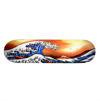 Skateboard Onda de Hokusai