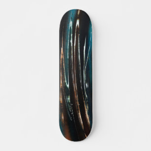 Skateboard Onda Grunge Gráfica