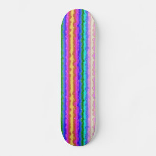 Skateboard Ondas de color