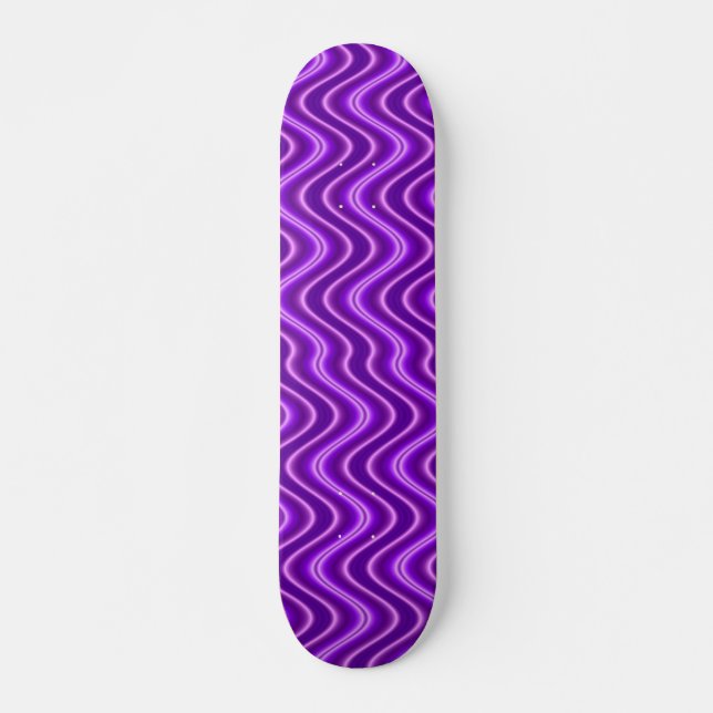 Skateboard ondas púrpuras (Anverso )
