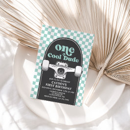 Skateboard One Guay Dude Primer Día Invitación