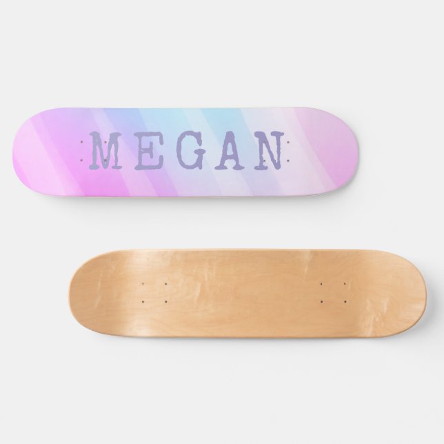 Skateboard Opción de tablero personalizado Pastel para agrega (Horz)