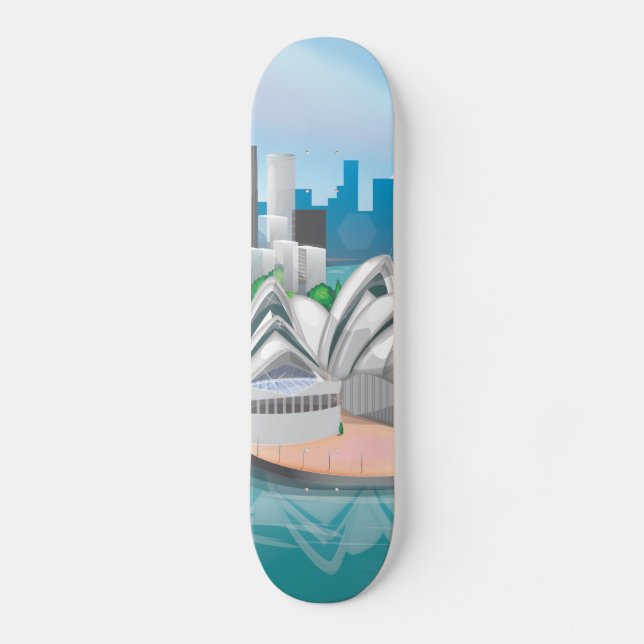 Skateboard Ópera de Sidney (Anverso)