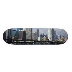 Skateboard Opinión de la costa de Miami