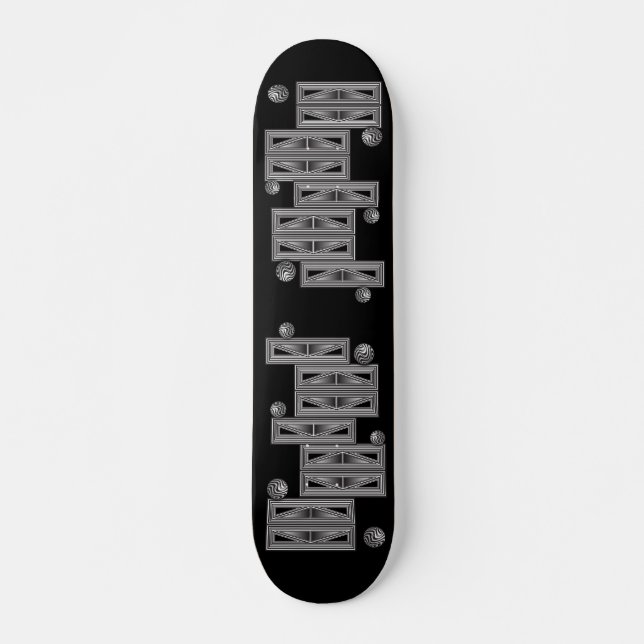 Skateboard Óptica a través de formas (Anverso )