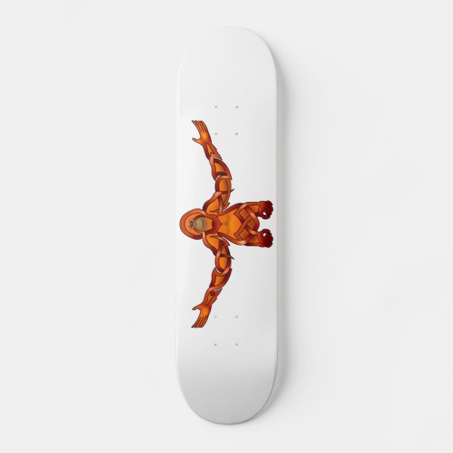 Skateboard Orangután (Anverso)