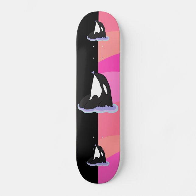 Skateboard Orca Ballena Asesina (Anverso)