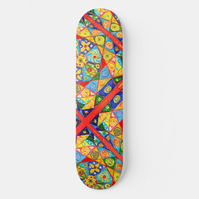 Skateboard Orden abstracta (Anverso)