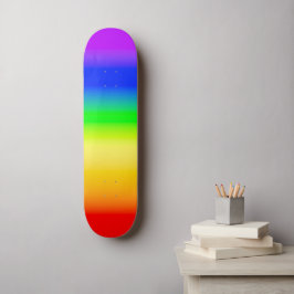 Skateboard Orgullo arcoiris LGBT Bandas de degradado Ombre