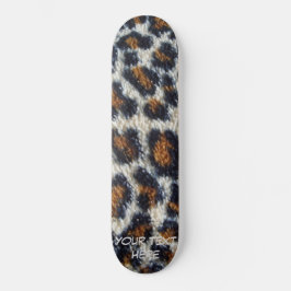 Skateboard original mullida del modelo del estampado leopardo