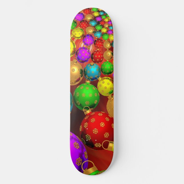 Skateboard Ornament de Navidad Jamboree (Anverso)
