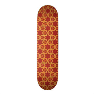 Skateboard Ornamento geométrico elegante