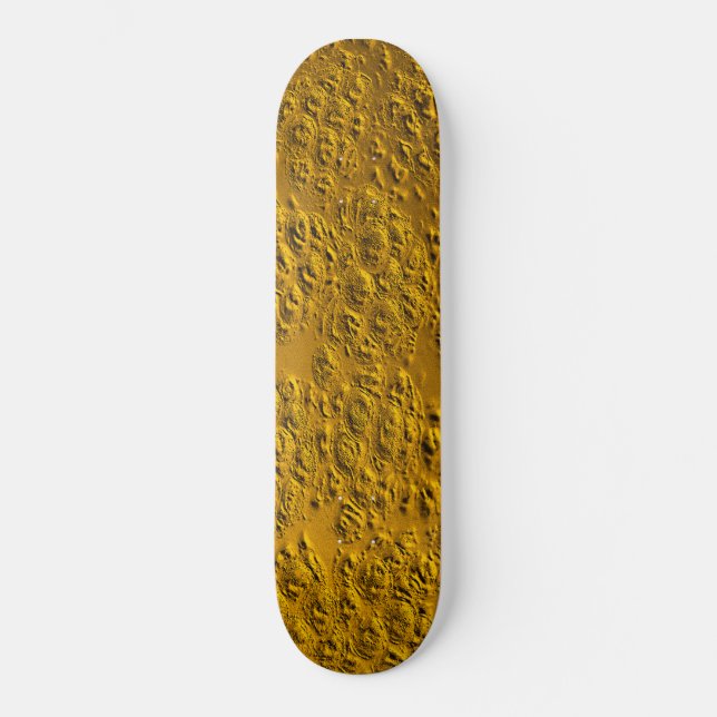 Skateboard Oro dañado (Anverso)