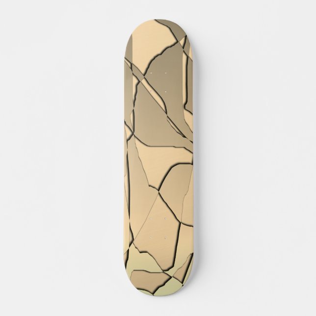 Skateboard Oro destrozado (Anverso )