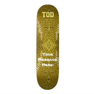 Skateboard Oro sólido