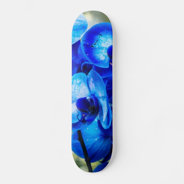 Skateboard Orquídeas azules (Anverso)