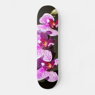 Skateboard Orquídeas rosas