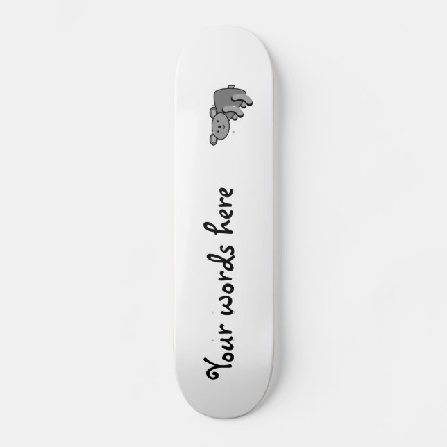 Skateboard Oso de koala lindo del bebé (Anverso)