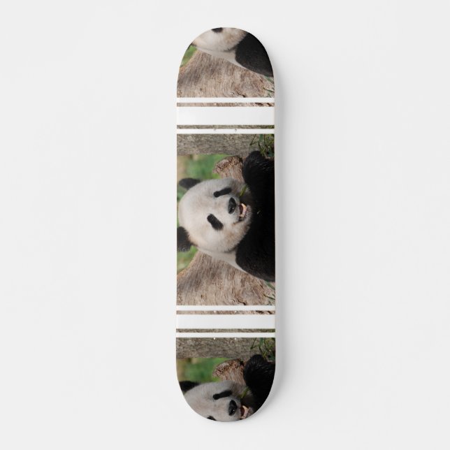 Skateboard Oso de panda sonriente (Anverso )