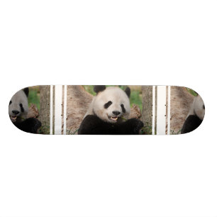 Skateboard Oso de panda sonriente