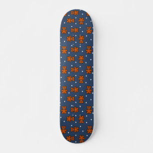 Skateboard Oso de peluche con punto de polka