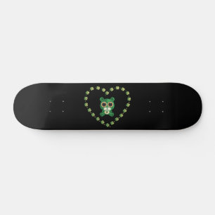 Skateboard Oso de peluche del Día de San Patricio