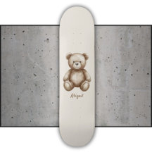 Oso de peluche marrón lindo y nombre