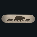 Skateboard Oso grizzly con las siluetas de Cubs<br><div class="desc"></div>