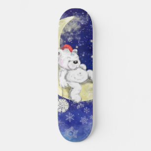 Skateboard Oso Pequeño Dulce Soñador - Feliz Navidad