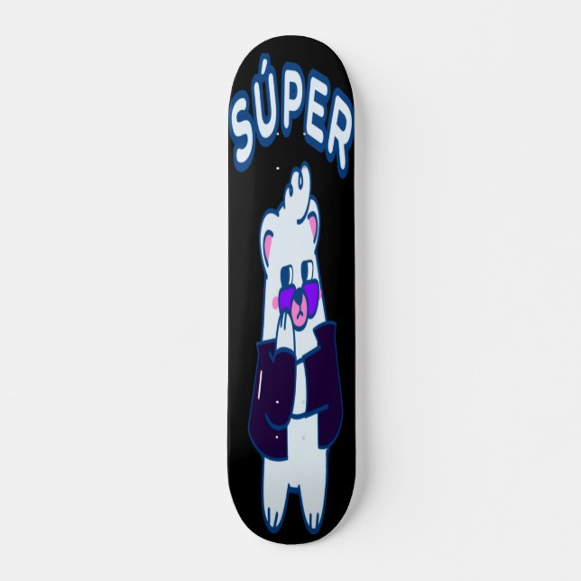 Skateboard Oso Polar Guay (Anverso )