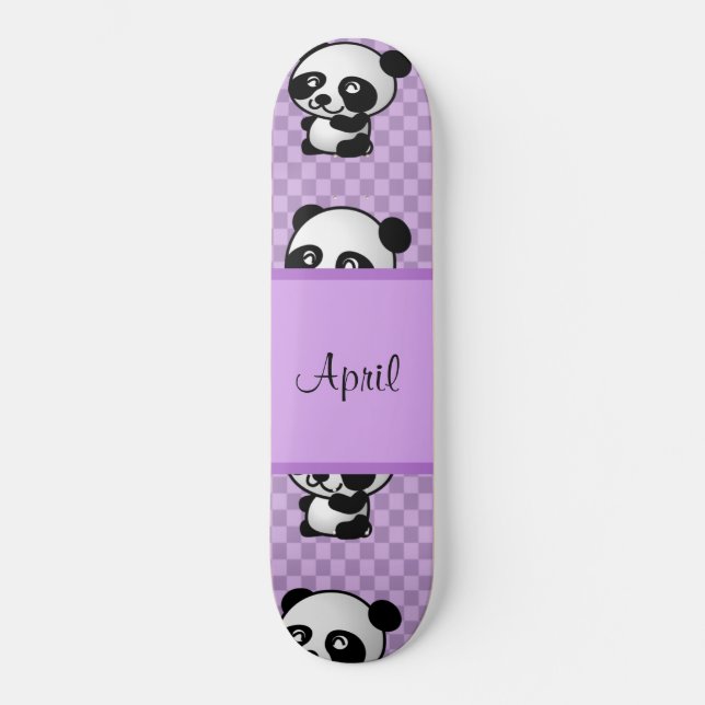 Skateboard Osos de panda (Anverso)