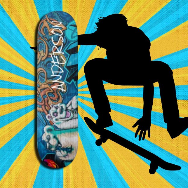 Skateboard Osos polares divertidos y personalizados de Guay (Original and best online Zazzle skateboard shop- Urban Warrior)
