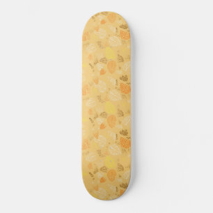 Skateboard Otoño, Patrón de Hojas 4