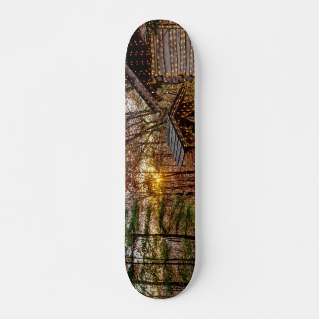 Skateboard Otoño Woods Sunset (Anverso )
