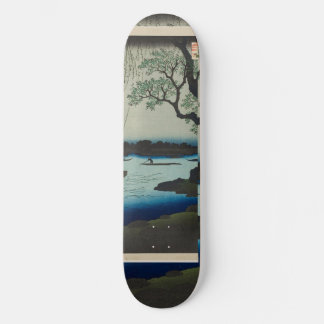 Skateboard Oumaygashi - Vieja escena japonesa del río Edo