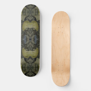 Skateboard Oval Banda Agate Gemstone Patrón de cuatro partes