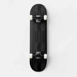Skateboard Ovalos de terciopelo negro