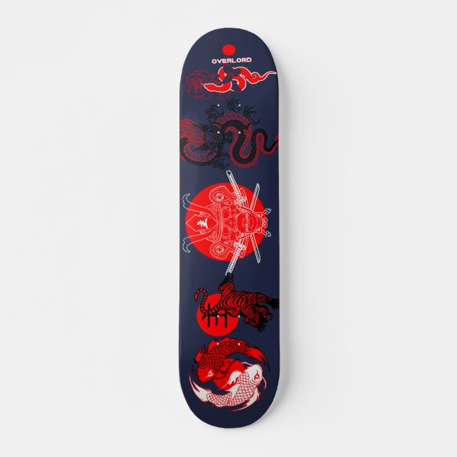 Skateboard Overlord combinado todo (Anverso )