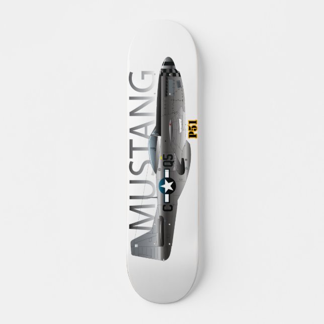 Skateboard P51 Mustang (Anverso )
