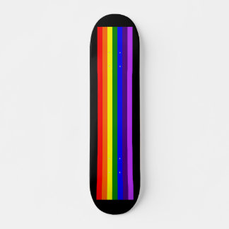 Skateboard Pabellón de patinaje Rainbow LGBTQ+ (negro)