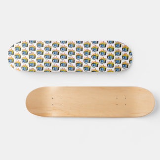 Skateboard Pabellón de patinaje sobre incendios de computador