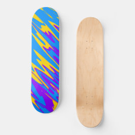 Skateboard Paint amarillo azul morado