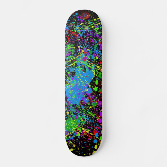 Skateboard Paint Splatter (Anverso)