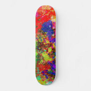 Skateboard Paint Splatter